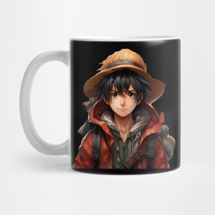 Reimagined Monkey D. Luffy from One Piece Mug